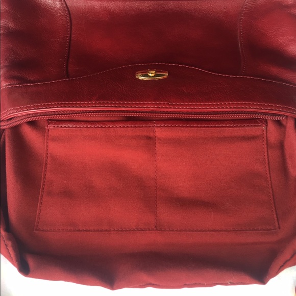 Etienne Aigner Red Clutch with Strap - Picture 2 of 5
